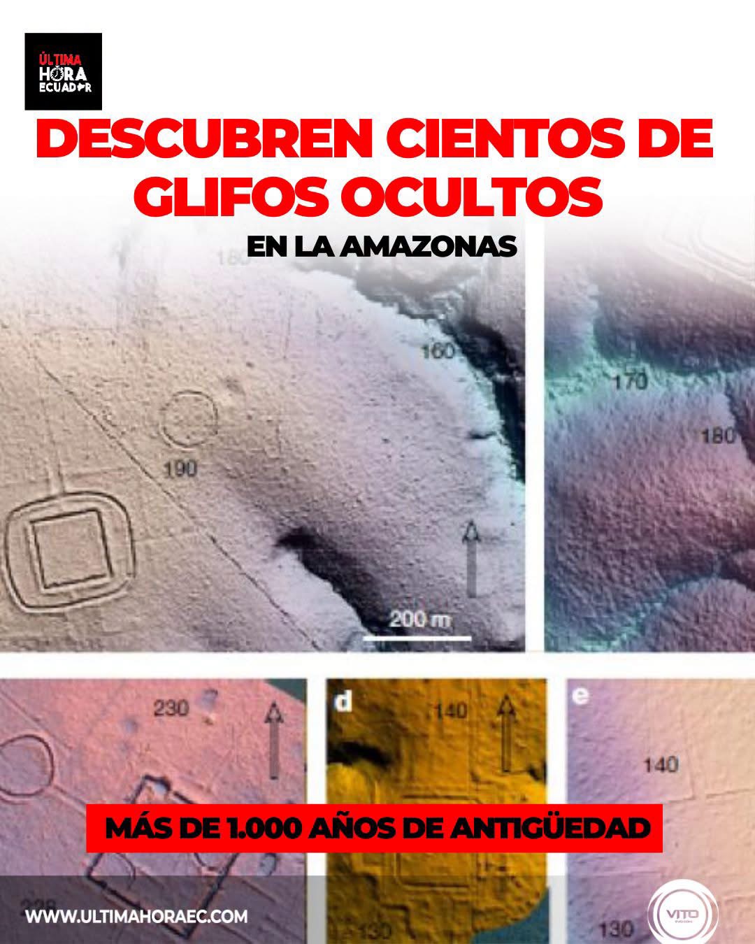 Un grupo de investigadores identificó cientos de glifos ocultos bajo la selva amazónica