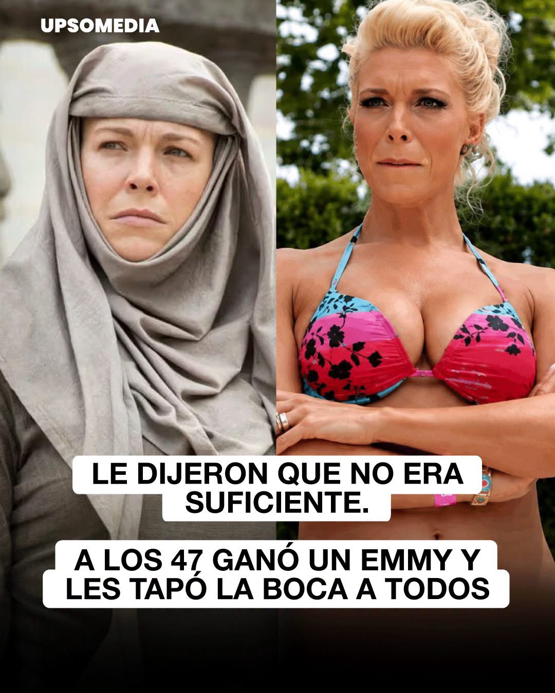 Hannah Waddingham trabajó donde nadie la veía