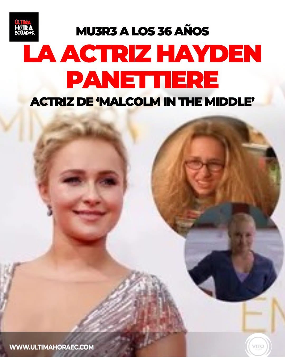 Muerte de Hayden Panettiere a los 36 años