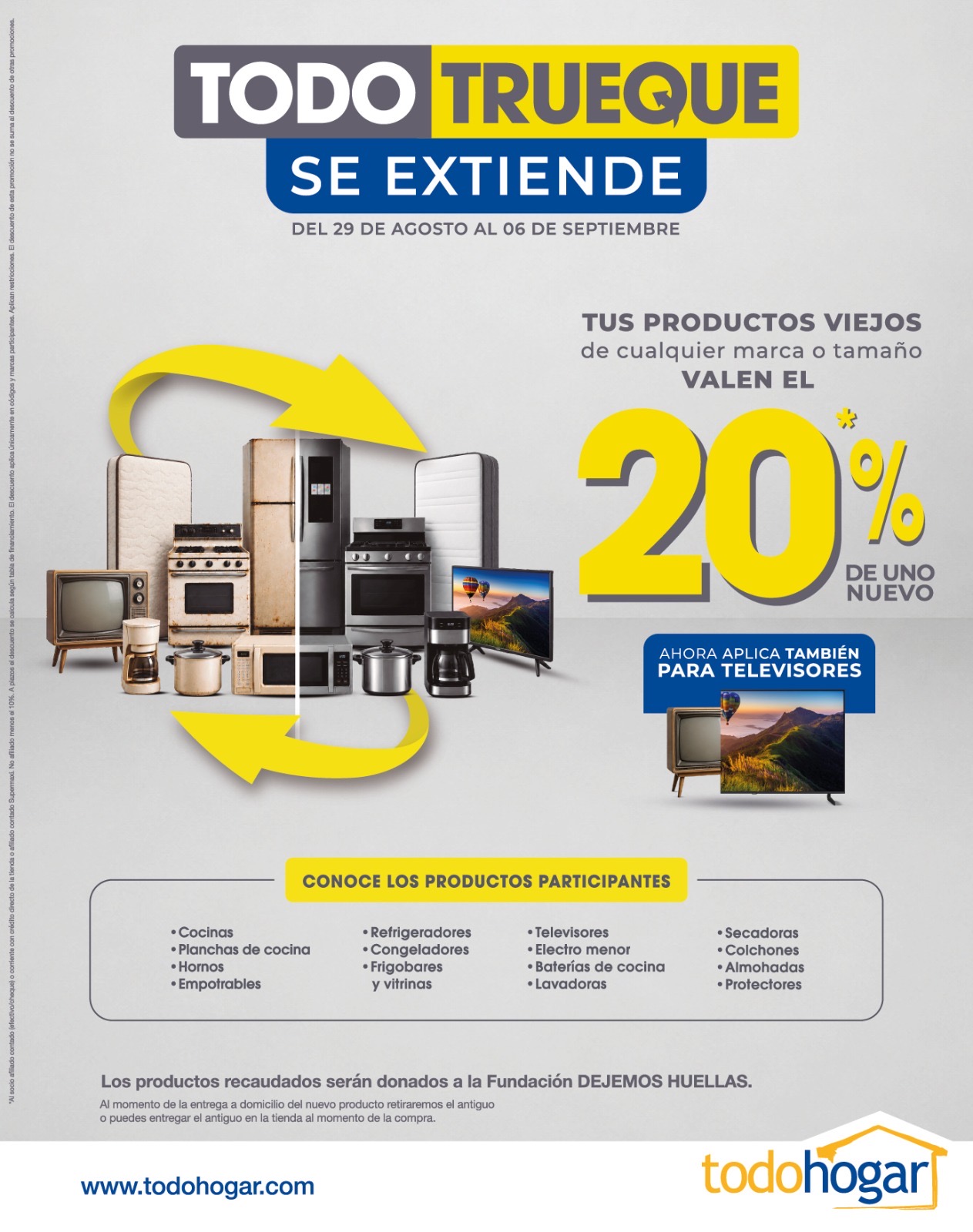 Porque tú lo pediste “Todo Trueque” se extiende del 29 de agosto al 6 de septiembre