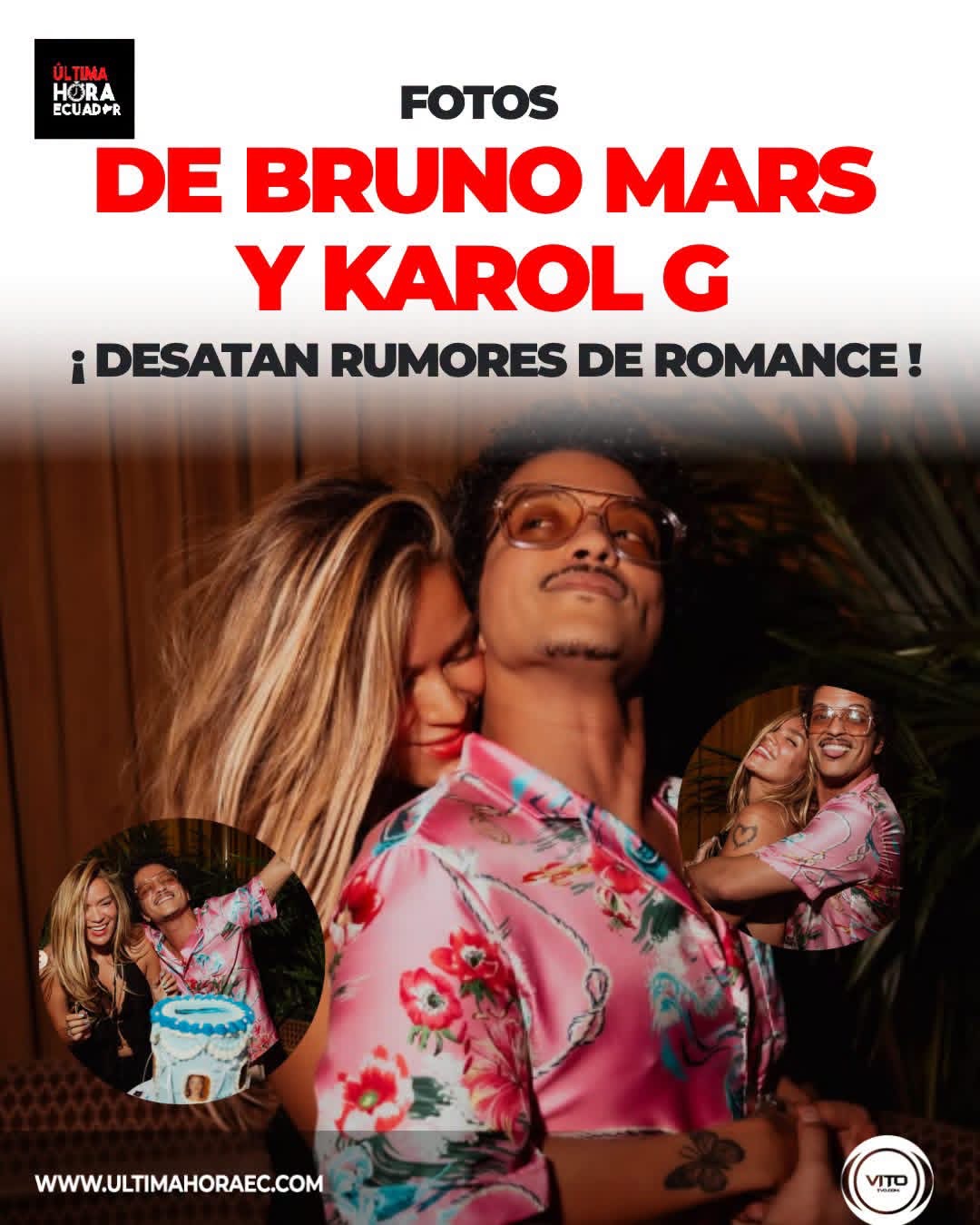 🎶📸 ¡BRUNO MARS Y KAROL G ENCIENDEN LAS REDES CON SUS FOTOS!