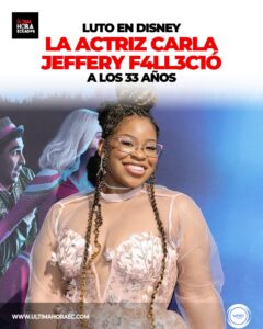 Carla Jeffery, conocida por interpretar a Bree en la franquicia ‘ZOMBIES’ de Disney Channel, falleció a los 33 años
