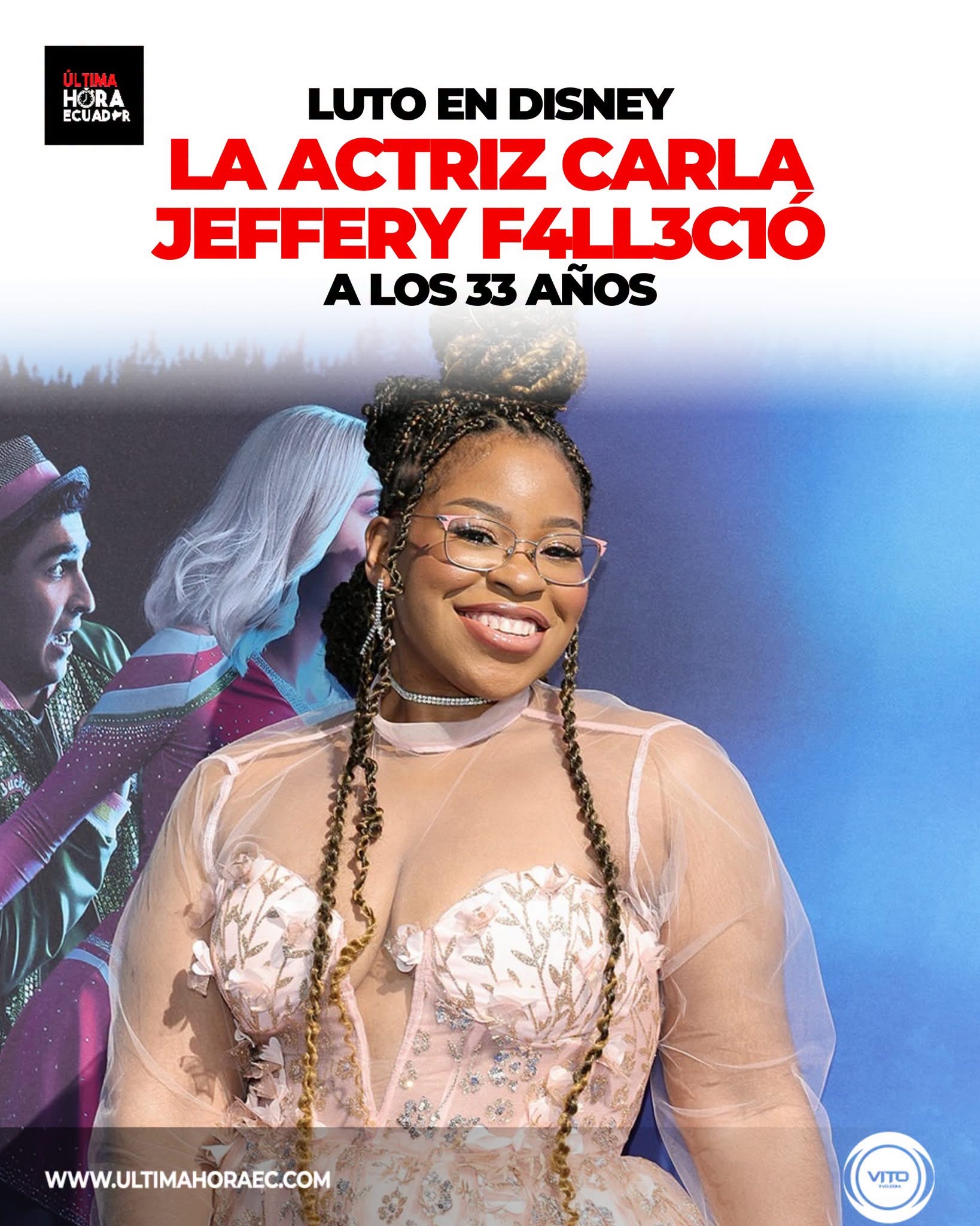 Carla Jeffery, conocida por interpretar a Bree en la franquicia ‘ZOMBIES’ de Disney Channel, falleció a los 33 años