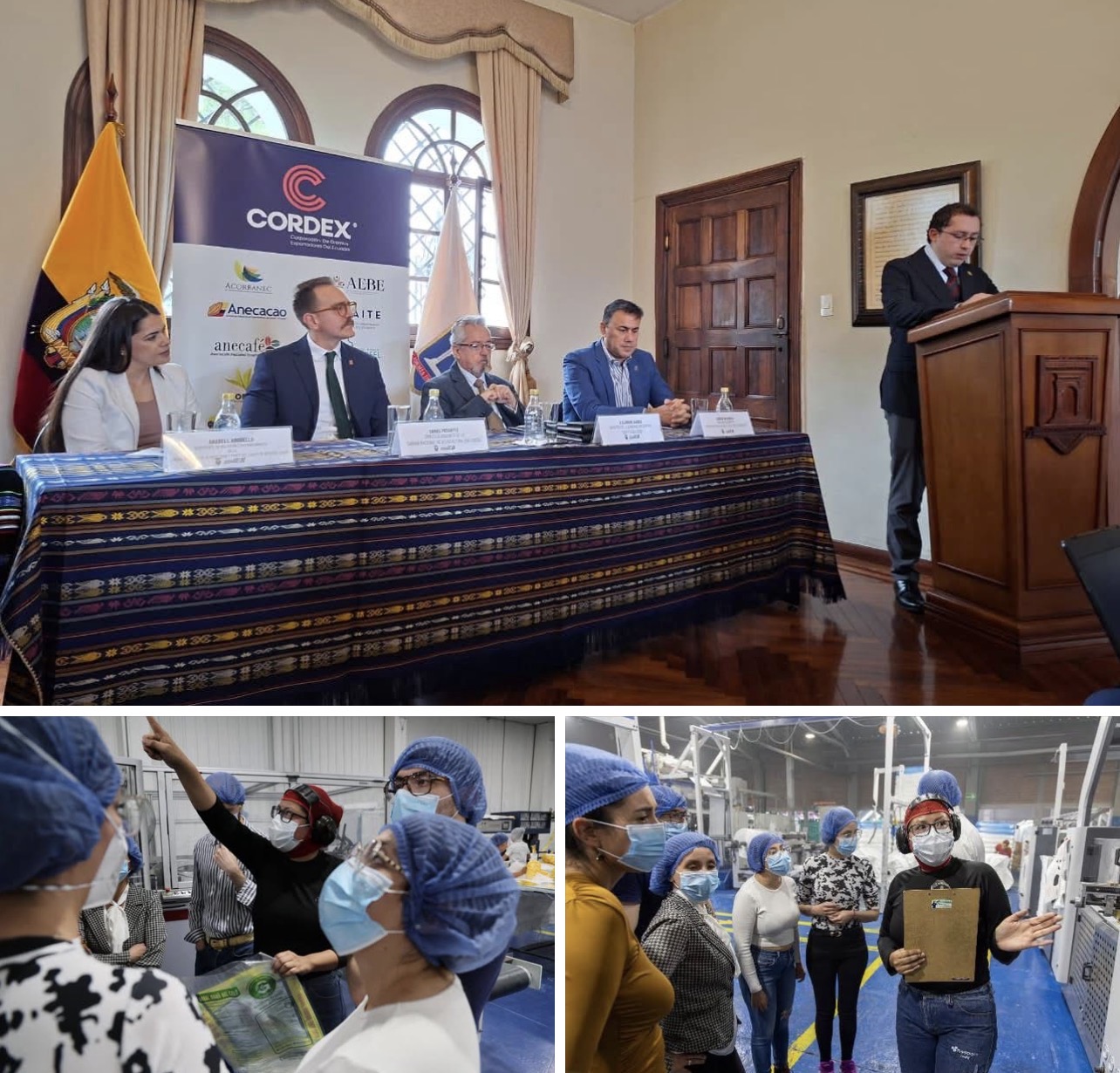 CORDEX IMPULSA LA VINCULACIÓN TÉCNICA DE LOS SECTORES PRODUCTIVOS CON LA FORMACIÓN ACADÉMICA DE LOS NUEVOS DIPLOMÁTICOS ECUATORIANOS