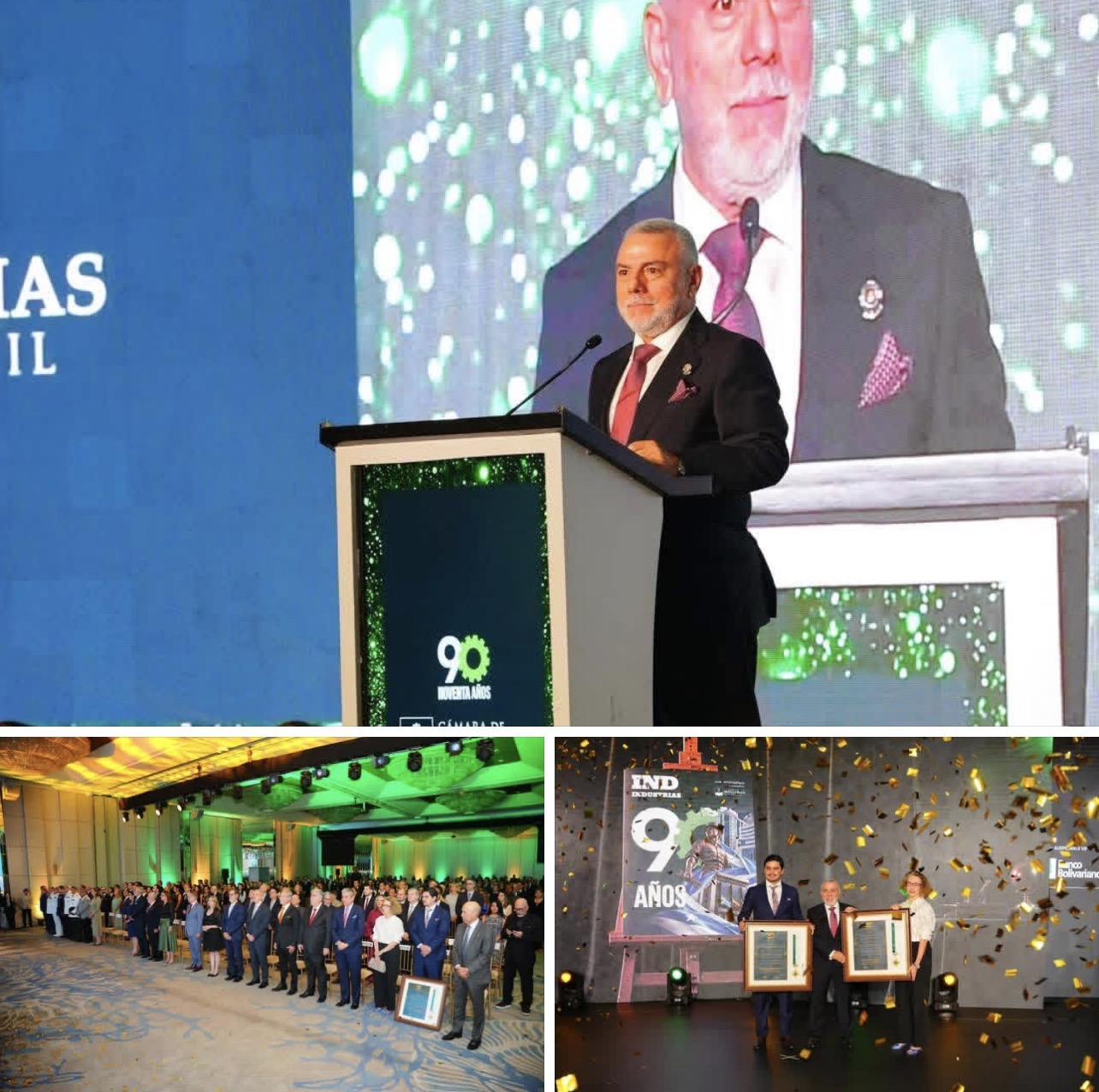 CÁMARA DE INDUSTRIAS DE GUAYAQUIL CELEBRA 90 AÑOS DE HISTORIA, INDUSTRIA Y COMPROMISO CON EL ECUADOR