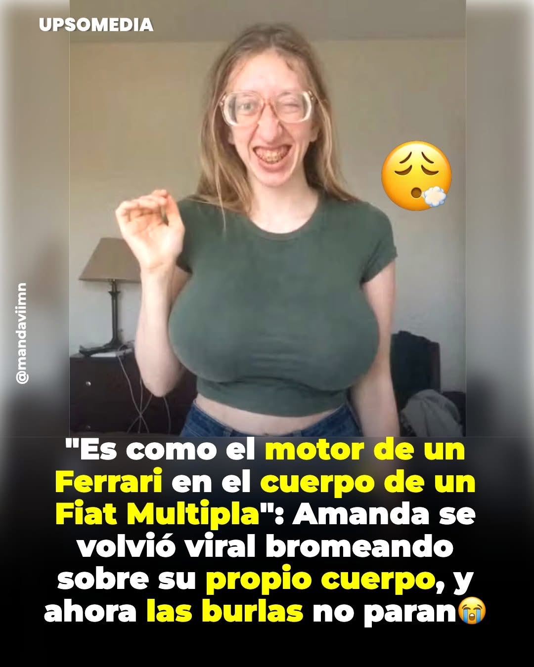 Amanda no buscaba ser sexy, buscaba ser graciosa.