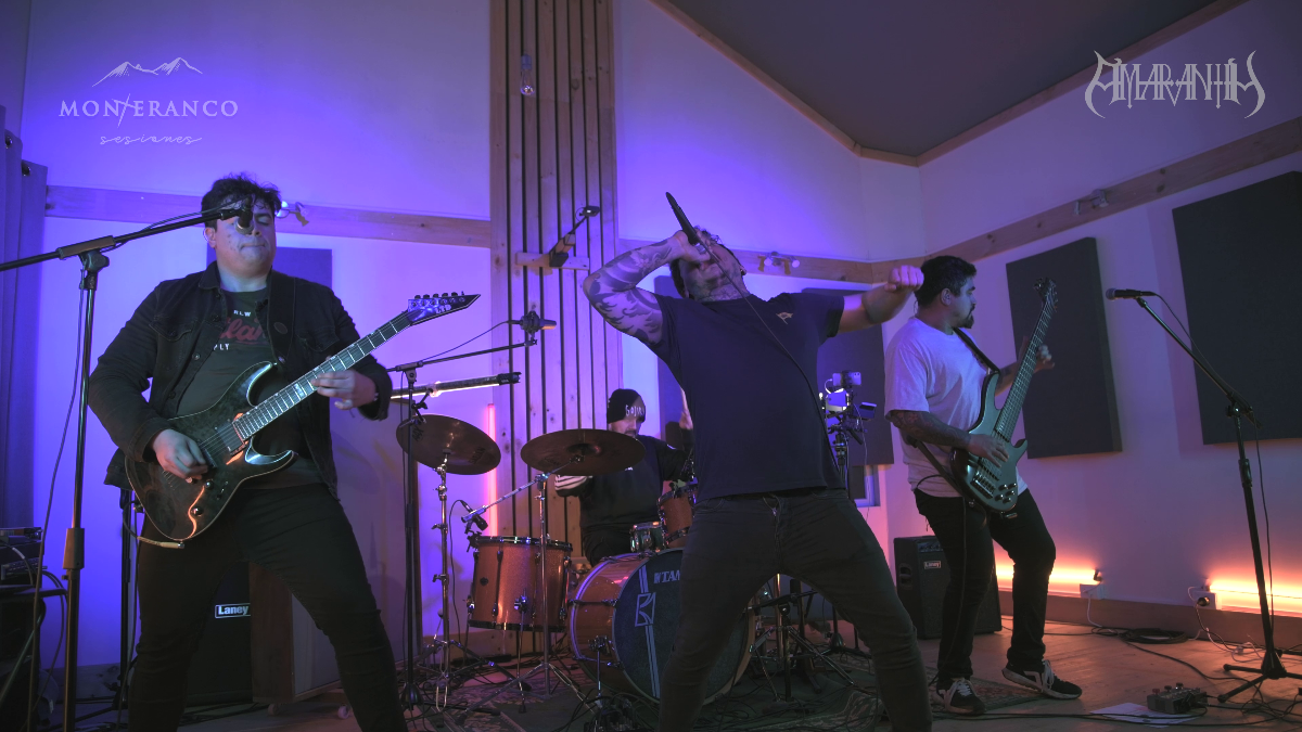 Metalcore desde el sur del mundo: MonteRanco Sesiones libera presentación de Amaranth
