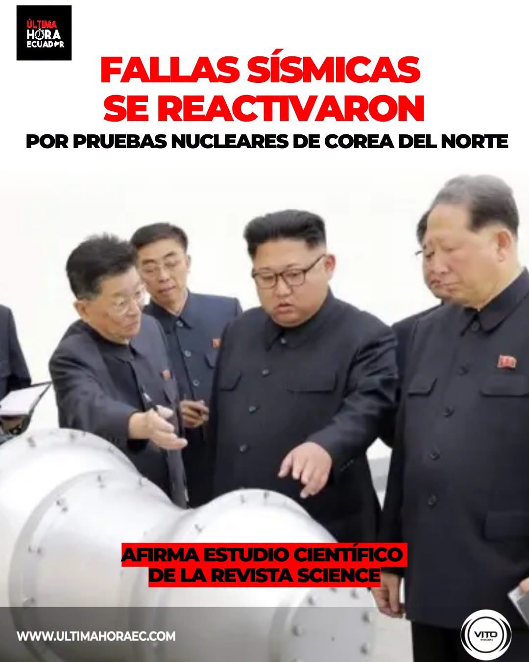 Pruebas nucleares de Corea del Norte habrían reactivado fallas sísmicas