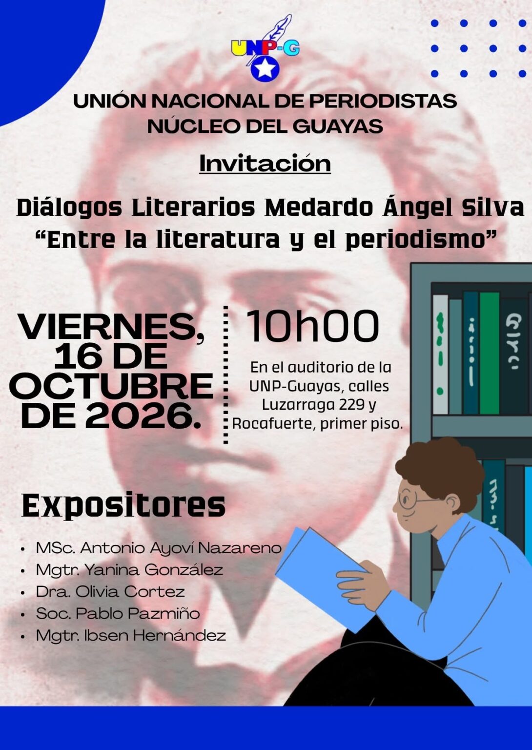 Diálogos Literarios Medardo Ángel Silva “Entre la literatura y el periodismo”