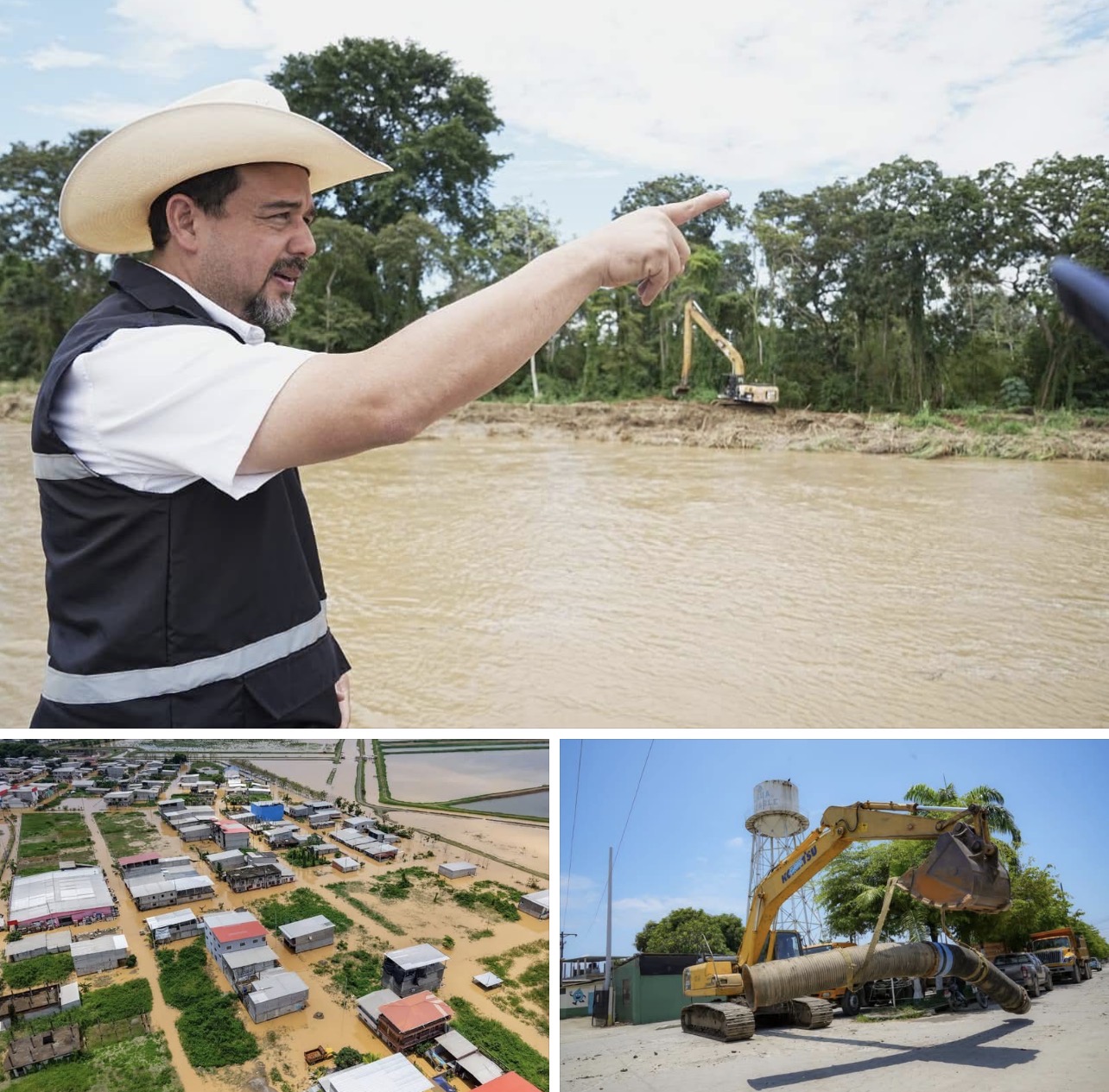 EN SOLO 20 DÍAS, GUAYAS REGISTRA CASI EL 70% DE LA LLUVIA DE TODO UN AÑO: PREFECTO CARLOS ENCALADA MANTIENE 40 FRENTES DE TRABAJO ANTE PRECIPITACIONES INUSUALES