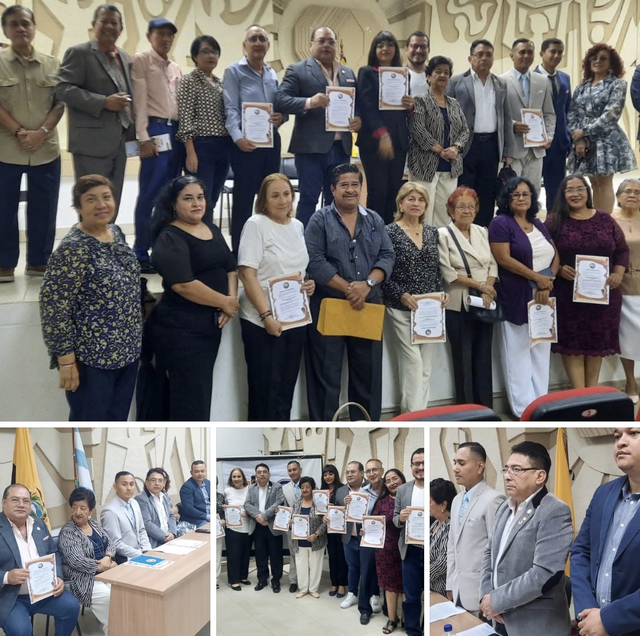 FRANCISCO MEDINA MORÁN ASUME LA PRESIDENCIA PROVISIONAL DEL COLEGIO DE PERIODISTAS DEL GUAYAS