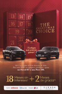 Sukasa presenta “The Christmas Choice: Tú eliges qué premio ganar”, la campaña estará vigente del 17 de octubre al 31 de diciembre de 2026